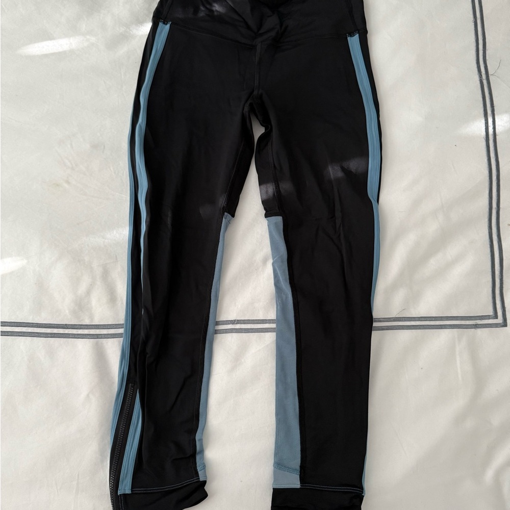 Black and Blue Lululemon Leggings